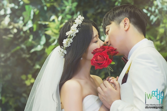 김연지, 유상무 /사진=라망스튜디오