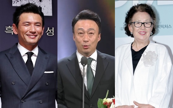 황정민 이성민 나문희 / 사진=스타뉴스, 화면 캡처