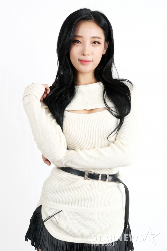 걸그룹 카밀라 멤버 정유빈/사진=이기범 기자