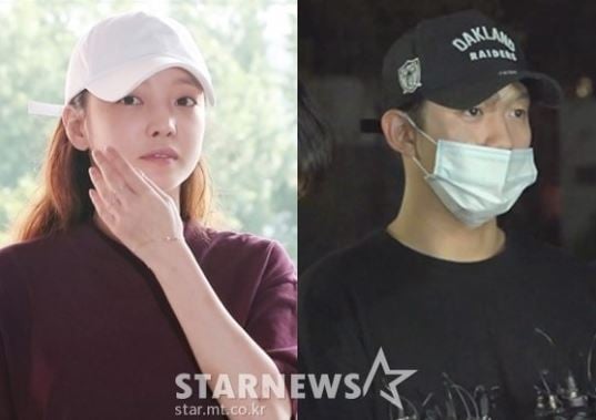 걸그룹 카라 출신 구하라(왼쪽), 전 남자친구 최종범 /사진=스타뉴스