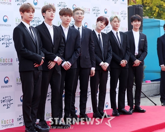 그룹 방탄소년단/사진=김휘선 기자