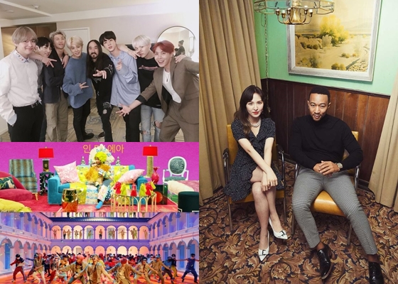 /사진=방탄소년단 SNS, 방탄소년단 'IDOL' 뮤직비디오 캡처, SM엔터테인먼트 제공