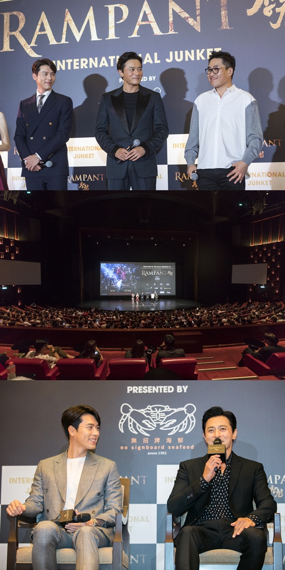사진=영화 '창궐' 싱가포르 정킷 현장 / 사진제공=NEW