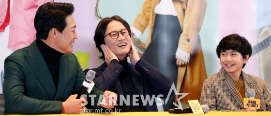 '해피투게더'의 박성웅 송새벽 최로운 / 사진=홍봉진 기자