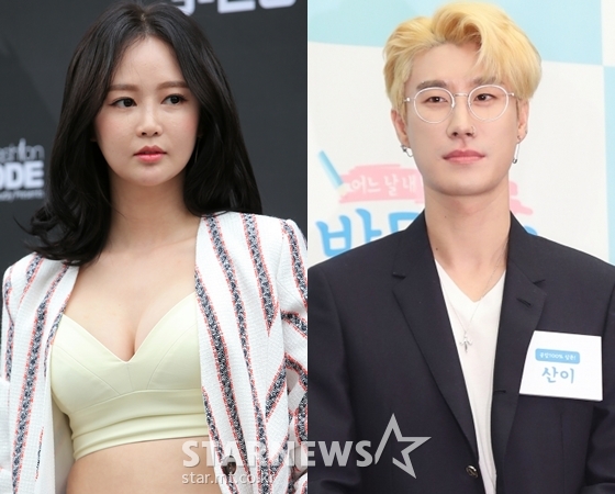 배우 오초희와 래퍼 산이(왼쪽부터)/사진=스타뉴스
