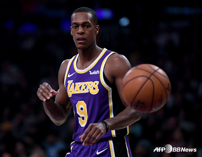 미국프로농구(NBA) LA 레이커스의 라존 론도. / 사진=AFPBBNews=뉴스1