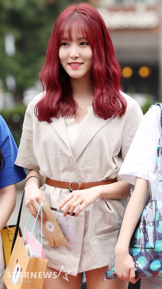 여자친구 유주. / 사진=스타뉴스(김휘선 기자)