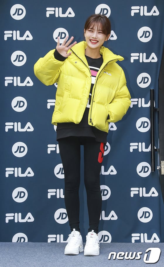휠라 브랜드 모델인 배우 김유정. / 사진=뉴스1(휠라코리아 제공)