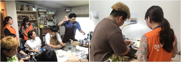 한화의 업사이클링 배트 프로젝트 모습. /사진=한화 이글스 제공