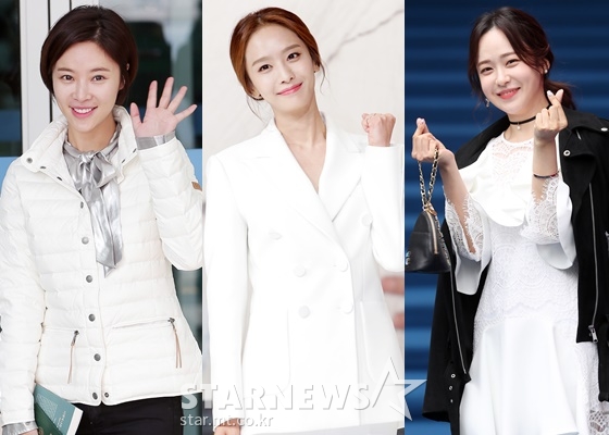 배우 황정음, 박정아, 유소영(왼쪽부터) /사진=스타뉴스