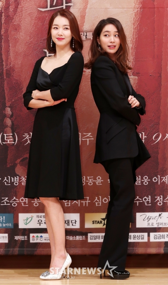 소이현(왼쪽)과 이민정 /사진=김휘선 기자