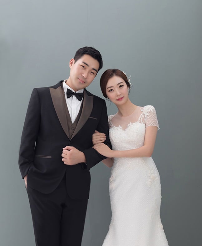 오는 9일 화촉을 밟히는 곽정철-조미림 커플. /사진=KIA 타이거즈 제공