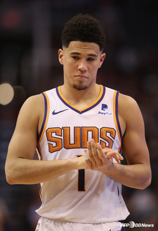 미국프로농구(NBA) 피닉스 선즈의 데빈 부커. / 사진=AFPBBNews=뉴스1