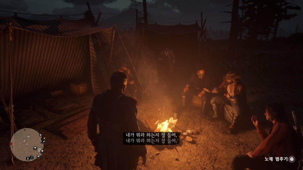 여러 인물들의 드라마는 게임 내 매우 중요한 요소다.