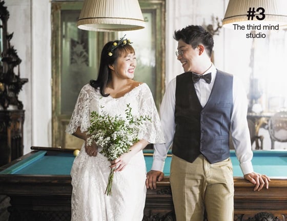 이수지 웨딩 화보/ 사진=더 써드 마인드 스튜디오