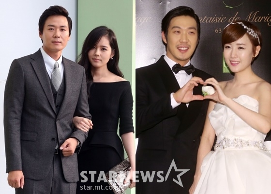 연정훈 한가인 부부, 하하 별 부부 / 사진=스타뉴스