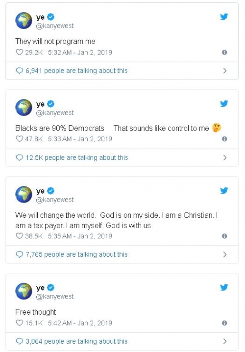 /사진=카녜 웨스트 트위터 2