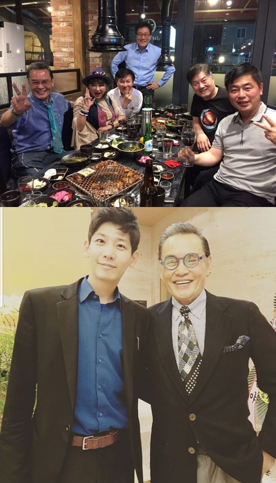 배우 출신 패션디자이너 하용수가 세상을 떠난 가운데 추모 물결이 이어지고 있다. /사진=한지일 페이스북, 신현호 인스타그램
