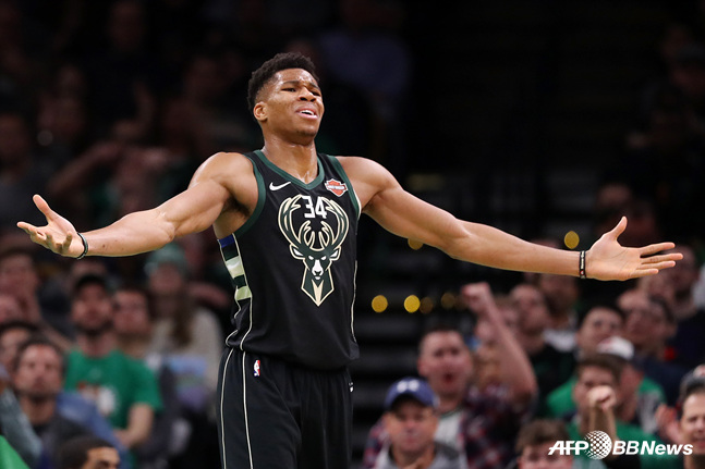 미국프로농구(NBA) 밀워키 벅스의 야니스 아데토쿤보. / 사진=AFPBBNews=뉴스1
