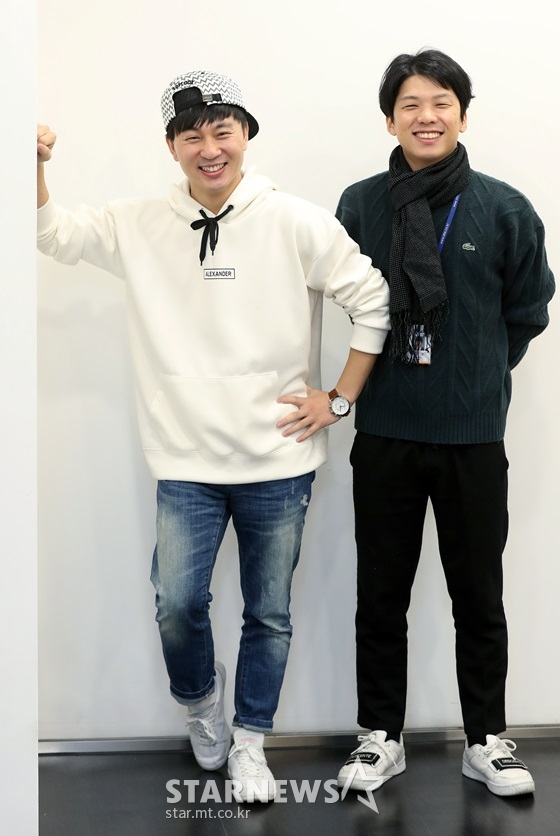 정우진(왼쪽), 이관원PD /사진=홍봉진 기자