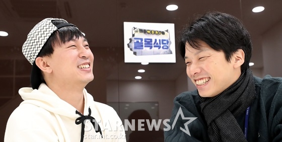 정우진(왼쪽), 이관원PD /사진=홍봉진 기자