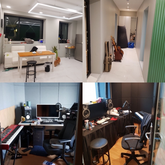 아이유 후배 뮤지션 작업실 /사진제공=카카오엠
