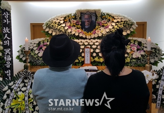 고 하용수 빈소에 연예계 동료들의 발걸음이 이어졌다 /사진=독자제공