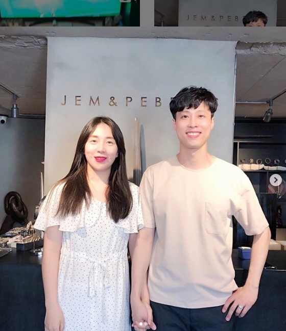 개그우먼 허안나, 예비신랑 오모 씨 /사진=허안나 인스타그램