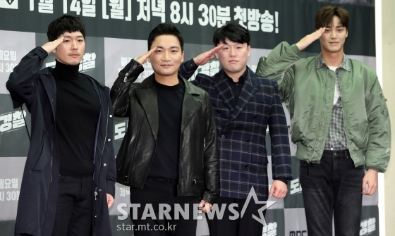 배우 장혁, 조재윤, 김민재, 이태환 /사진=이기범 기자