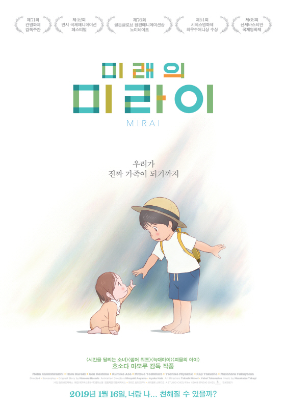 '미래의 미라이'가 호소다 마모루 감독의 작품 중 최고 오프닝 기록을 세웠다.