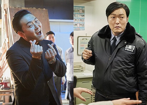 (왼쪽) '내안의 그놈'에서 조폭으로 등장하는 이준혁과 '그대 이름은 장미'에서 경찰로 나오는 이준혁 / 사진=각 영화 스틸컷