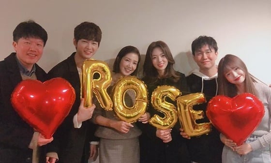 조석현 감독(왼쪽부터), 배우 이원근 유호정 채수빈 오정세 하연수 /사진=하연수 인스타그램