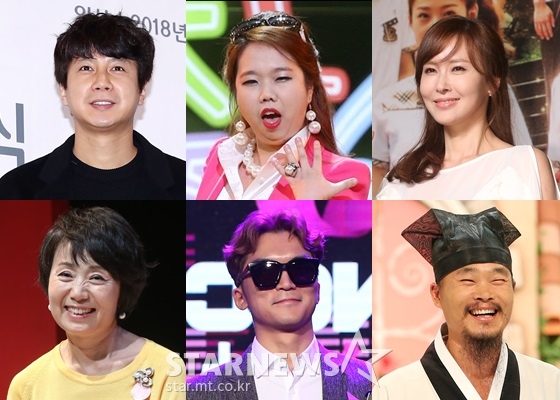 김승현, 홍현희, 최수린, 김봉곤, 김신의, 성병숙(사진 왼쪽 위부터 시계방향으로)/사진=스타뉴스