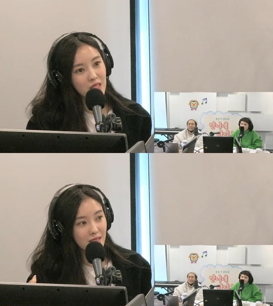 가수 효민 /사진=SBS 라디오 러브FM '송은이, 김숙의 언니네 라디오' 보는 라디오 캡처