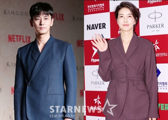 배우 주지훈(왼쪽), 진서연 /사진=김창현 기자