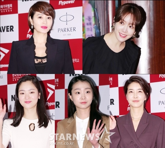 (왼쪽위부터 시계방향) 김혜수, 한지민, 진서연, 김다미, 전여빈 / 사진=김창현 기자