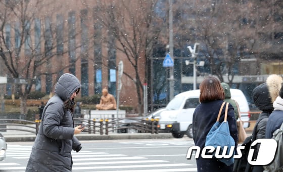 오늘 날씨, 출근길 흐리고 눈·비..미세먼지 농도 '일시 나쁨' /사진=뉴스1