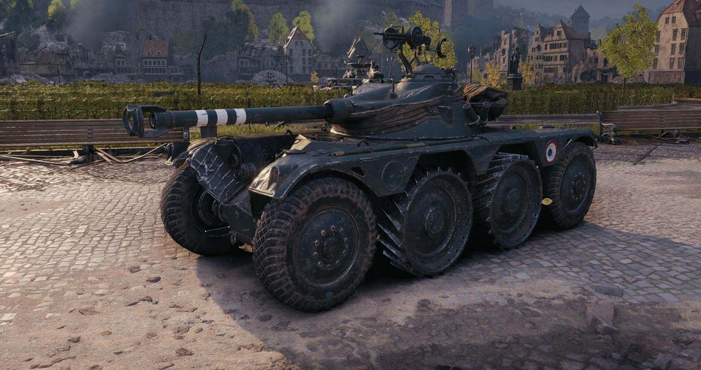 EBR 90의 포탑은 경전차 AMX-13의 그것과 닮았네요