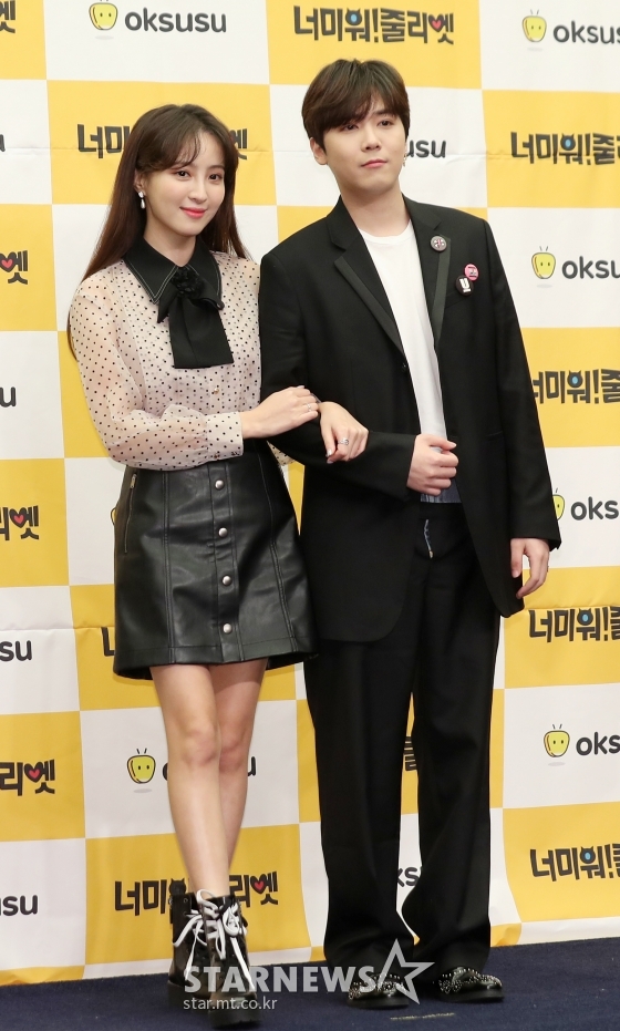 정혜성, 이홍기(사진 오른쪽)/사진=김휘선 기자