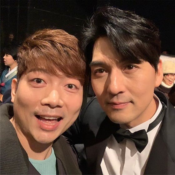 개그맨 김재욱(왼쪽), 배우 이필모 /사진=김재욱 인스타그램