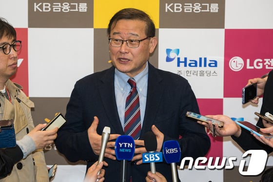 정몽원 대한아이스하키협회장. /사진=뉴스1