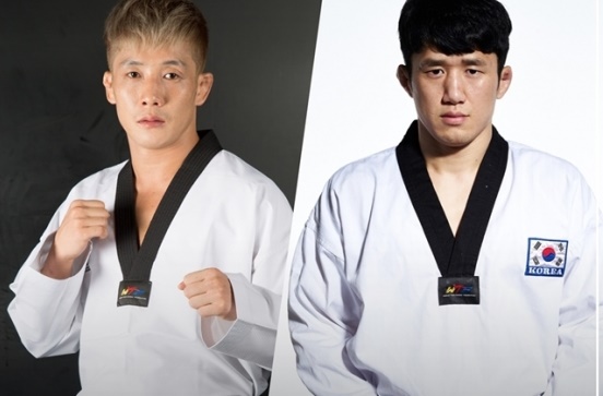 홍영기(왼쪽)-문제훈. /사진=로드FC