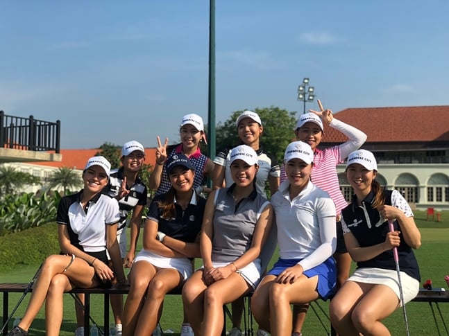 왼쪽 위부터 이자벨라, 아야카, 빳따마키시꿀, 샤오링, 루이자, 석수컨트, 예저우, 켈리, 후타바./사진=KLPGA
