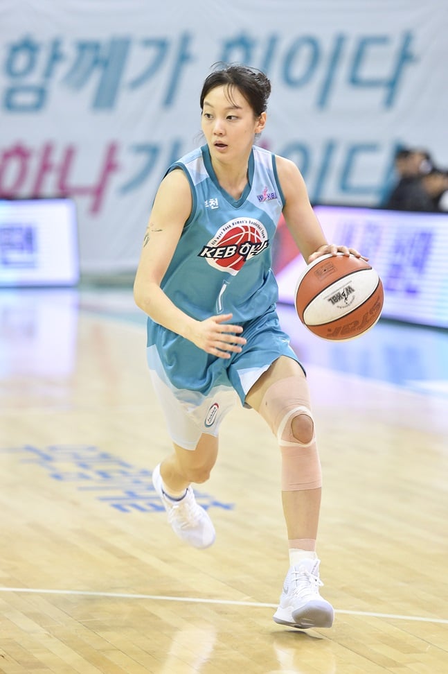 빼어난 활약을 선보이며 팀 승리를 이끈 신지현. /사진=WKBL 제공
