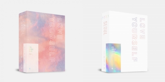 방탄소년단 월드투어 DVD와 블루레이 /사진=빅히트샵 홈페이지