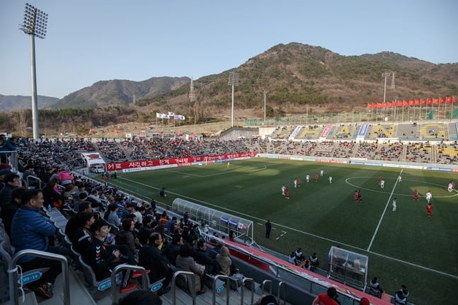 경남 창원구장. /사진=한국프로축구연맹