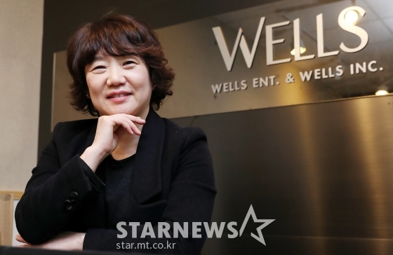 웰스엔터테인먼트 김미선 대표 /사진=김휘선 기자