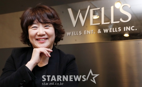 웰스엔터테인먼트 김미선 대표 /사진=김휘선 기자