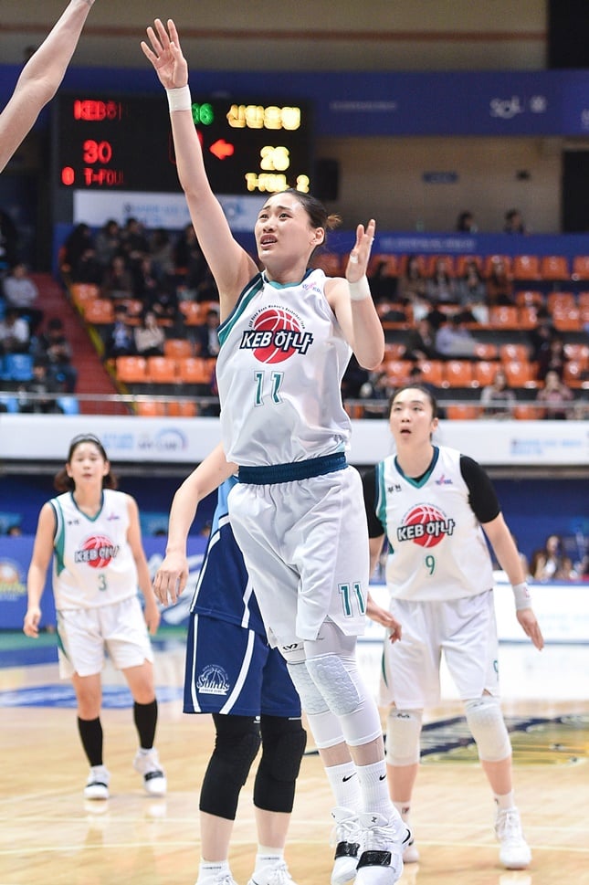 부천 KEB하나은행-인천 신한은행. / 사진=WKBL 제공