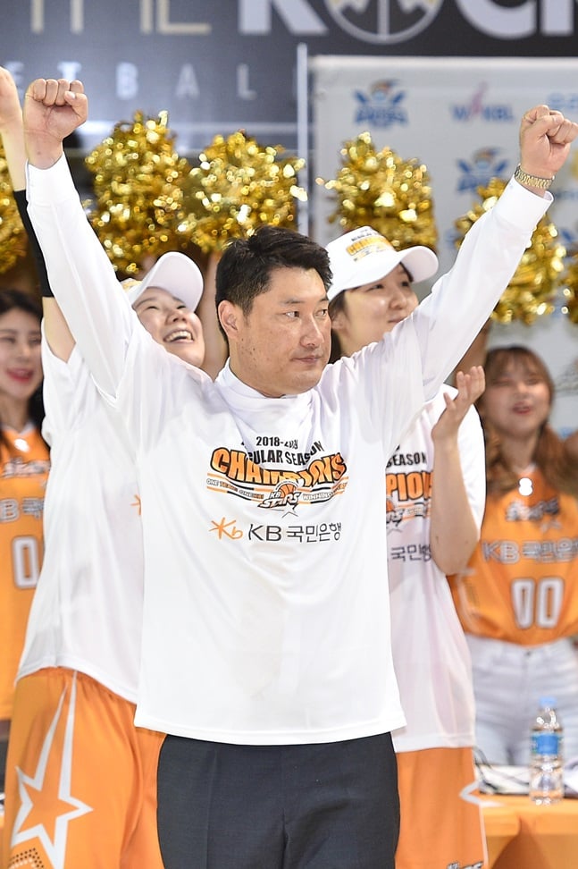 청주 KB스타즈 안덕수 감독. /사진=WKBL 제공